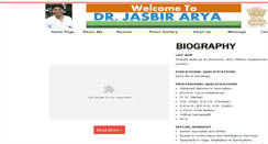 Desktop Screenshot of drjasbirarya.com